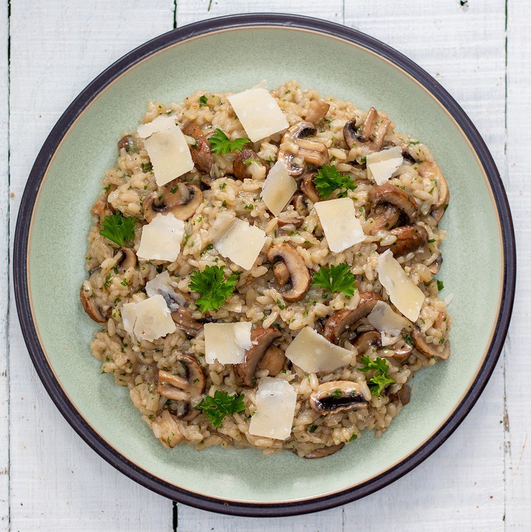 Smoked Mushroom Risotto